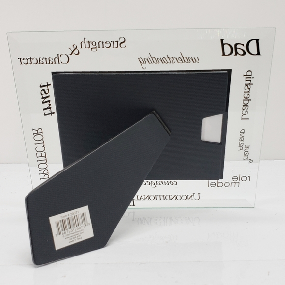 Heart Steps | Dad Picture Frame | Clear/Silver - Picture 2 of 4